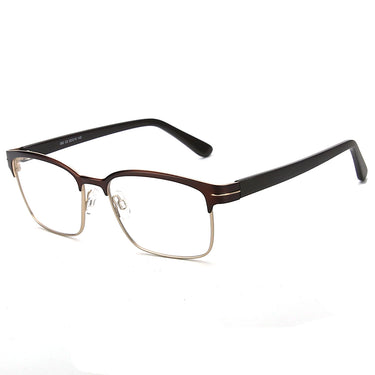 Men Vista Eyeglasses: Keene - Brown - SpecSMART Eye Clinic (Diagonal View)